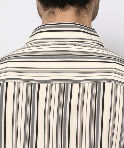 RAGEBLUE(レイジブルー)の「マルチストライプ/ドレープルーズシャツ(シャツ/ブラウス・メンズ・オレンジ/ブルー/ホワイト・MEDIUM/LARGE)」の20枚目の写真