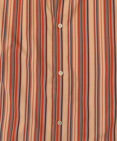 RAGEBLUE(レイジブルー)の「マルチストライプ/ドレープルーズシャツ(シャツ/ブラウス・メンズ・オレンジ/ブルー/ホワイト・MEDIUM/LARGE)」の14枚目の写真