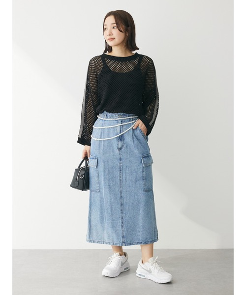 Green　Parks（グリーンパークス）の「・HALF　TIME　マルチウェイパールベルト（ベルト・レディース・ホワイト・FREE）」の6枚目の写真