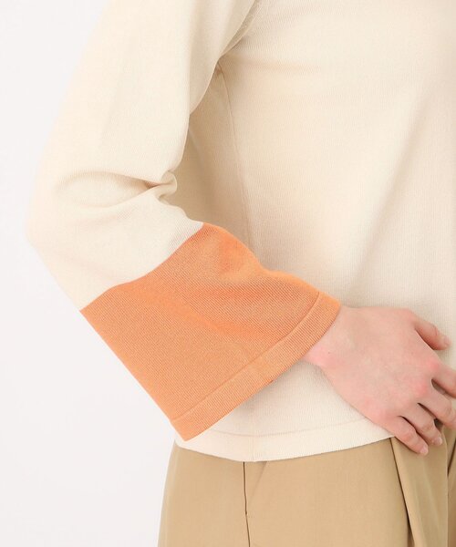 THE SHOP TK (ザ ショップ ティーケー )の「◆配色ニット【洗濯機OK】(ニット/セーター・レディース・ベージュ系その他7/ブラック系4・12/13)」の10枚目の写真