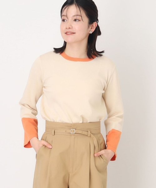 THE SHOP TK (ザ ショップ ティーケー )の「◆配色ニット【洗濯機OK】(ニット/セーター・レディース・ベージュ系その他7/ブラック系4・12/13)」の16枚目の写真