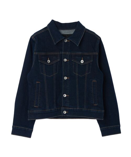 YECCA VECCA（イェッカヴェッカ）の「ストレッチGジャン（その他アウター・レディース・インディゴブルー/ダークインディゴブルー・S/M）」の13枚目の写真