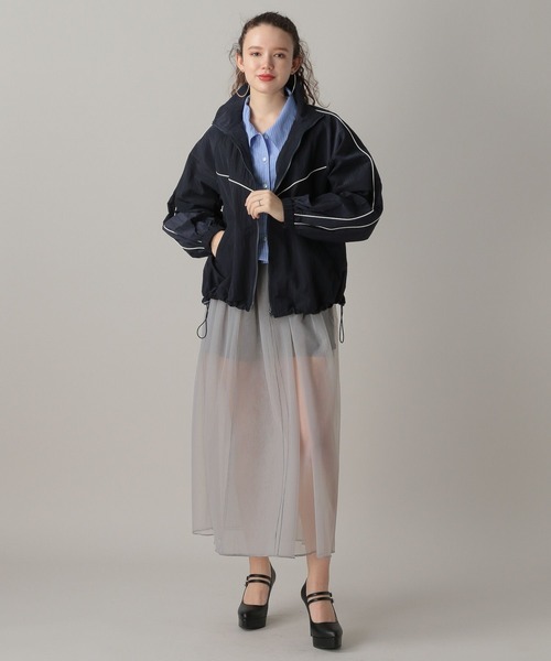 FOREVER 21(フォーエバー トゥエンティーワン)の「【2024SS】ショーパン付きシアースカート(スカート・レディース・ブラック/グレー・SMALL/MEDIUM)」の4枚目の写真