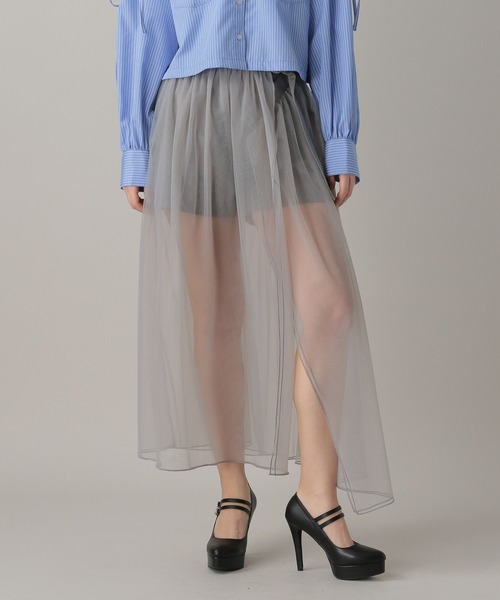 FOREVER 21(フォーエバー トゥエンティーワン)の「【2024SS】ショーパン付きシアースカート(スカート・レディース・ブラック/グレー・SMALL/MEDIUM)」の12枚目の写真