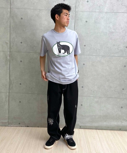 PUMA（プーマ）の「PUMA SKATEBOARDING/プーマスケートボーディング 半袖Tシャツ 速乾 フロントプリント 625696（Tシャツ/カットソー・メンズ・グレー/ホワイト/ブラック・XL/L/M）」の13枚目の写真