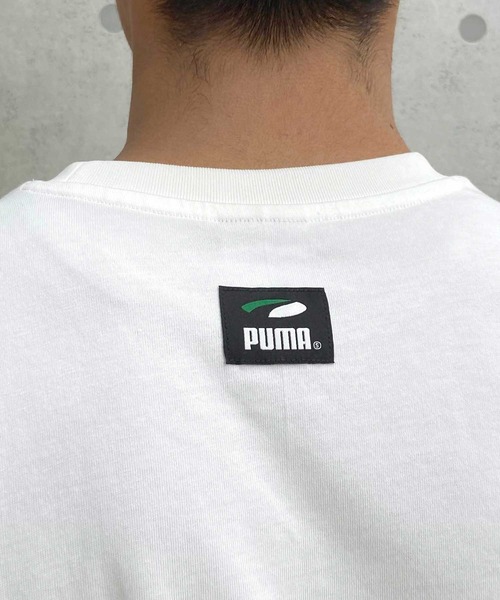 PUMA（プーマ）の「PUMA SKATEBOARDING/プーマスケートボーディング 半袖Tシャツ 速乾 フロントプリント 625696（Tシャツ/カットソー・メンズ・グレー/ホワイト/ブラック・XL/L/M）」の6枚目の写真