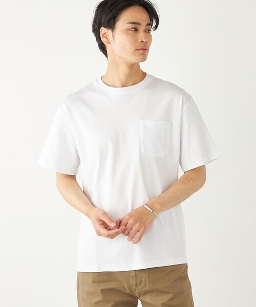 驚きの安さ セール】SHIPS Colors:シルケット クルーネック コットン トップス