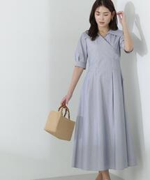 ◇カシュクールシャツワンピース
