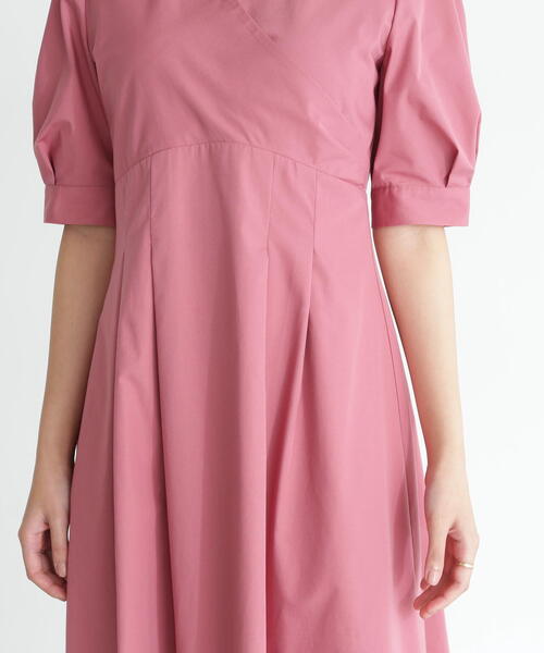 NATURAL BEAUTY BASIC（ナチュラルビューティーベーシック）の「◇カシュクールシャツワンピース（シャツワンピース・レディース・ネイビー/ブルー系その他6/マジェンタ・MEDIUM/SMALL）」の22枚目の写真