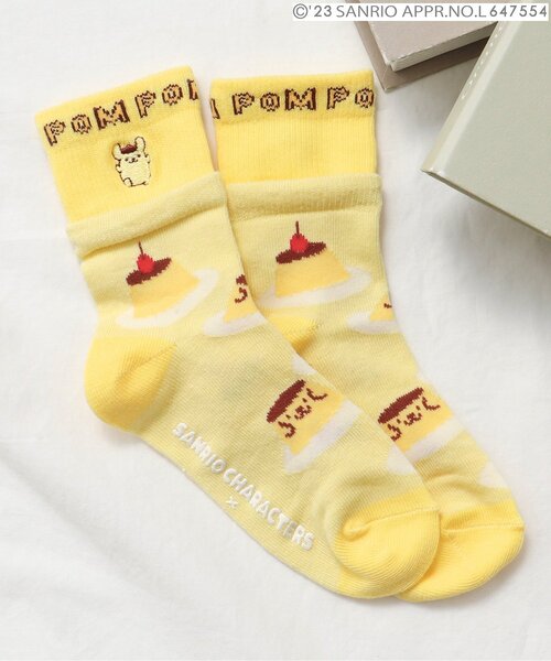 sanrio（サンリオ）の「サンリオキャラクターズ　バラエティソックス（ソックス/靴下・キッズ・サックスブルー/レッド/イエロー/ブルー/グリーン/ピンク・12/15 /18/21/9）」の4枚目の写真