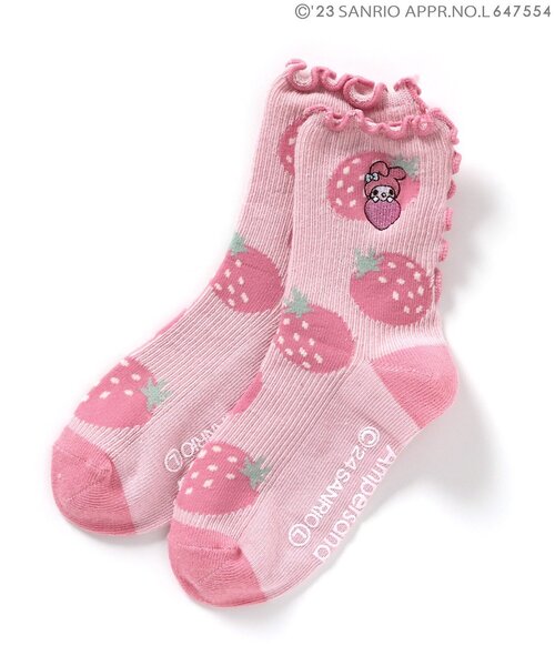 sanrio（サンリオ）の「サンリオキャラクターズ　バラエティソックス（ソックス/靴下・キッズ・サックスブルー/レッド/イエロー/ブルー/グリーン/ピンク・12/15 /18/21/9）」の14枚目の写真