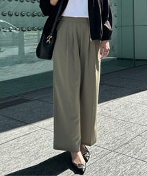 ツータックワイドパンツ