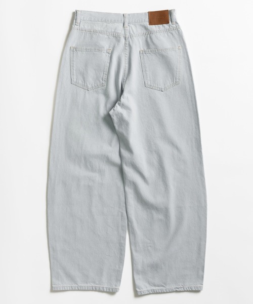 MUHET（ミュエータ）の「ダメージコクーンデニムパンツ（デニムパンツ・メンズ・ブルー系その他/ライトブルー/ブラウン・SMALL/LARGE/MEDIUM）」の7枚目の写真