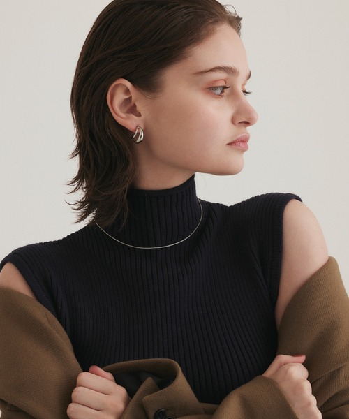 CENE（セネ）の「【CENE】セネ/ダブルフープピアス（ピアス（両耳用）・レディース・ゴールド/シルバー・FREE）」の20枚目の写真