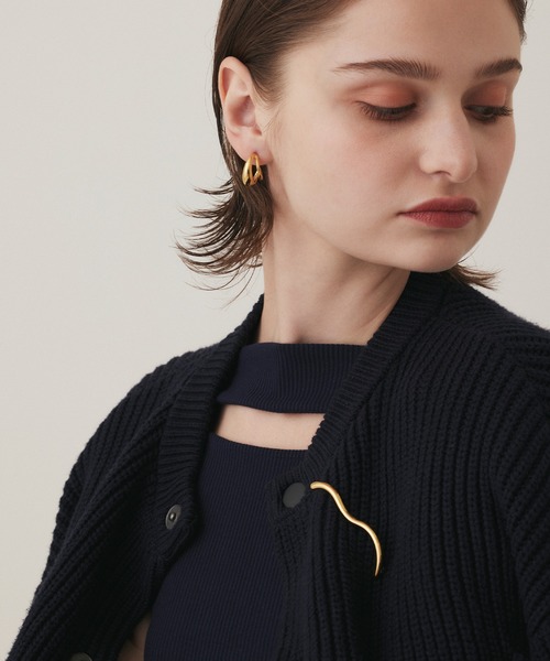 CENE（セネ）の「【CENE】セネ/ダブルフープピアス（ピアス（両耳用）・レディース・ゴールド/シルバー・FREE）」の11枚目の写真