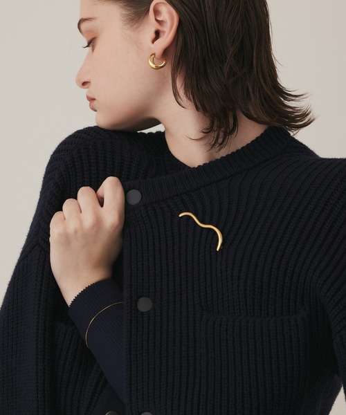 CENE（セネ）の「【CENE】セネ/ダブルフープピアス（ピアス（両耳用）・レディース・ゴールド/シルバー・FREE）」の12枚目の写真