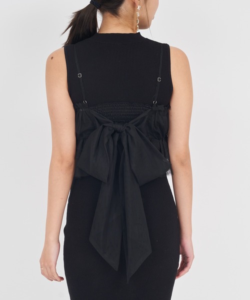 ロイヤルパーティー　キャミビスチェレイヤードタイトワンピース キャミビスチェレイヤードタイトワンピース グリーン