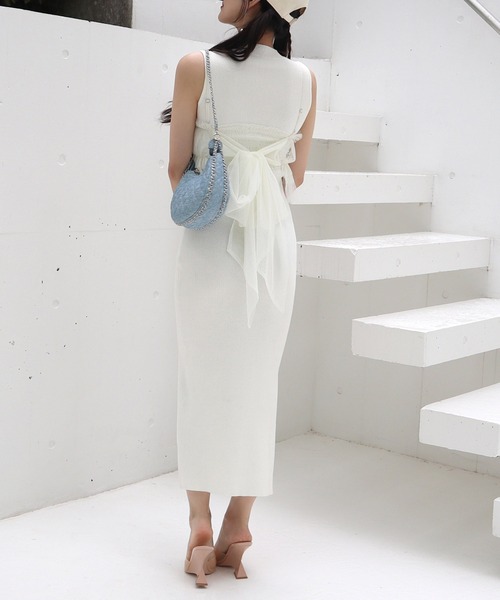 ロイヤルパーティー　キャミビスチェレイヤードタイトワンピース キャミビスチェレイヤードタイトワンピース グリーン