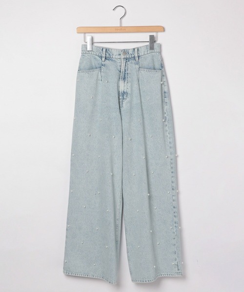 Heather(ヘザー)の「パールデニムパンツ 111638(デニムパンツ・レディース・ライトブルー/ケミカルウォッシュ・M/S)」の21枚目の写真