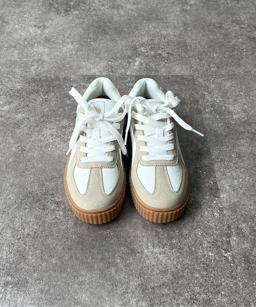 CPCM（シーピーシーエム）の「【レディースサイズ】ボリュームソールスニーカー（スニーカー・レディース・オフホワイト/ブラック/ベージュ・SMALL/MEDIUM/LARGE）」の6枚目の写真