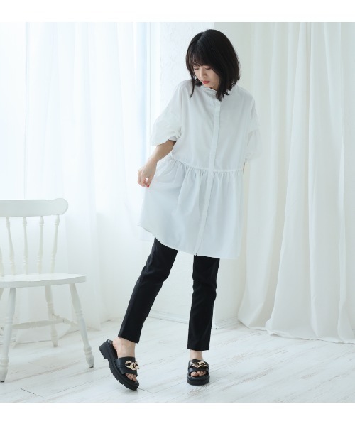 DEMETER（デメテル）の「厚底ソール チェーンモチーフ サンダル（サンダル・レディース・ブラック/ホワイト・S/M/L/LL）」の16枚目の写真