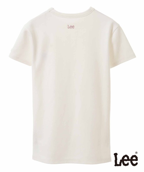 31 Sons de mode(トランテアン ソン ドゥ モード)の「【Leeコラボ】コンパクトフィットロゴTEE(Tシャツ/カットソー・レディース・オフホワイト/チャコールグレー・36)」の4枚目の写真