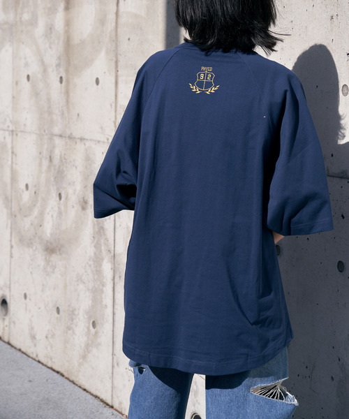 VENCEEXCHANGE(ヴァンスエクスチェンジ)の「AMBIANCE ラグランT(Tシャツ/カットソー・レディース・オフホワイト/チャコールグレー/ホワイト/ネイビー・FREE)」の9枚目の写真