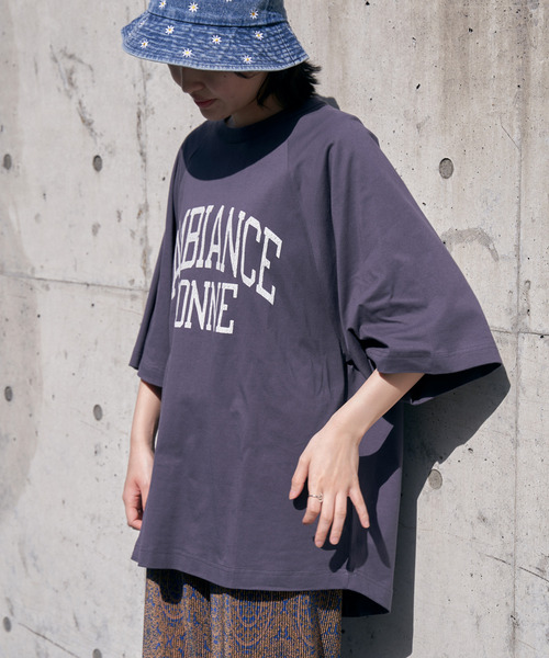 VENCEEXCHANGE(ヴァンスエクスチェンジ)の「AMBIANCE ラグランT(Tシャツ/カットソー・レディース・オフホワイト/チャコールグレー/ホワイト/ネイビー・FREE)」の18枚目の写真