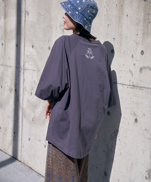 VENCEEXCHANGE(ヴァンスエクスチェンジ)の「AMBIANCE ラグランT(Tシャツ/カットソー・レディース・オフホワイト/チャコールグレー/ホワイト/ネイビー・FREE)」の21枚目の写真