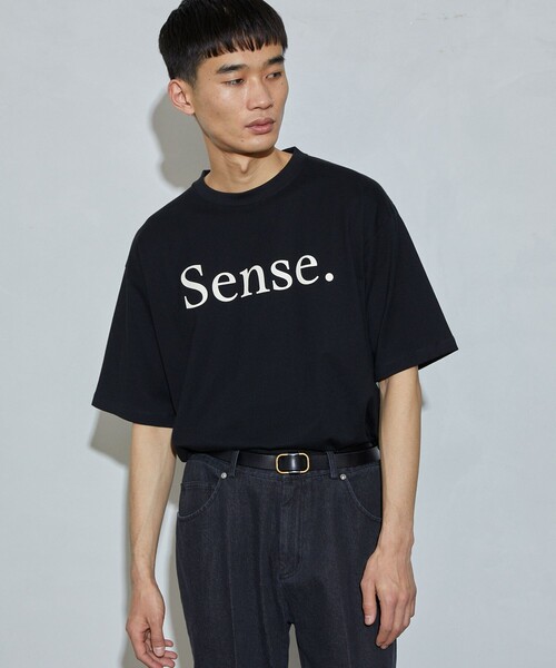 Firsthand(ファーストハンド)の「MA Firsthand/マ ファーストハンド Sense. LOGO PRINT TEE / フロントロゴプリントTシャツ(Tシャツ/カットソー・メンズ・ホワイト/ブラック/アッシュグレー・L/M)」の18枚目の写真