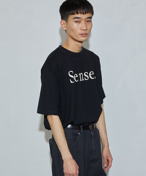 Firsthand(ファーストハンド)の「MA Firsthand/マ ファーストハンド Sense. LOGO PRINT TEE / フロントロゴプリントTシャツ(Tシャツ/カットソー・メンズ・ホワイト/ブラック/アッシュグレー・L/M)」の20枚目の写真