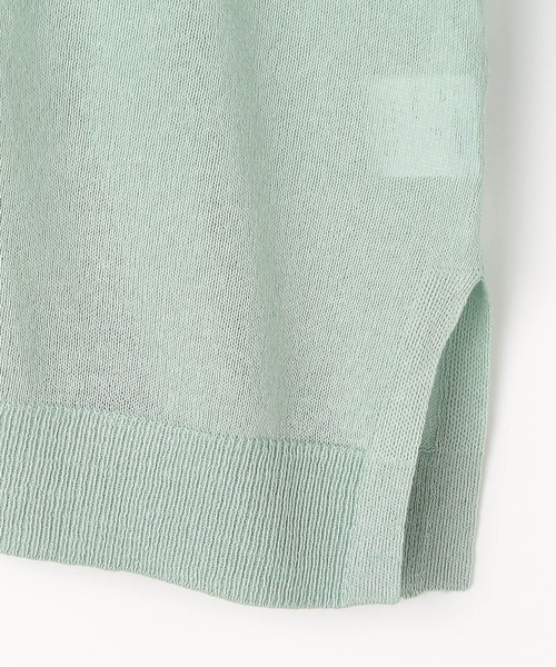 NICOLE white(ニコルホワイト)の「接触冷感 シアーニット カーディガン(カーディガン/ボレロ・レディース・ブラック/オフホワイト/グレー/ミント/イエロー・FREE)」の13枚目の写真