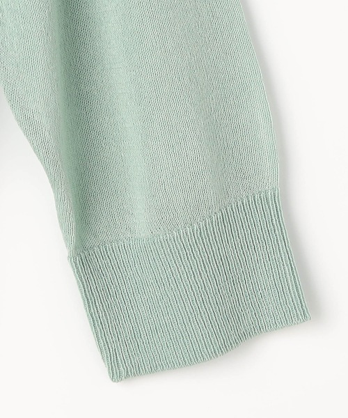 NICOLE white(ニコルホワイト)の「接触冷感 シアーニット カーディガン(カーディガン/ボレロ・レディース・ブラック/オフホワイト/グレー/ミント/イエロー・FREE)」の14枚目の写真