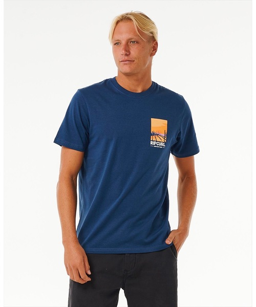 rip curl(リップカール)の「【RIPCURL(リップカール)】M KEEP ON TRUCKING TEE/バックプリント半袖Tシャツ(Tシャツ/カットソー・メンズ・イエロー系その他/ネイビー・LARGE/MEDIUM)」の8枚目の写真