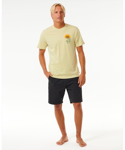 rip curl(リップカール)の「【RIPCURL(リップカール)】M KEEP ON TRUCKING TEE/バックプリント半袖Tシャツ(Tシャツ/カットソー・メンズ・イエロー系その他/ネイビー・LARGE/MEDIUM)」の7枚目の写真