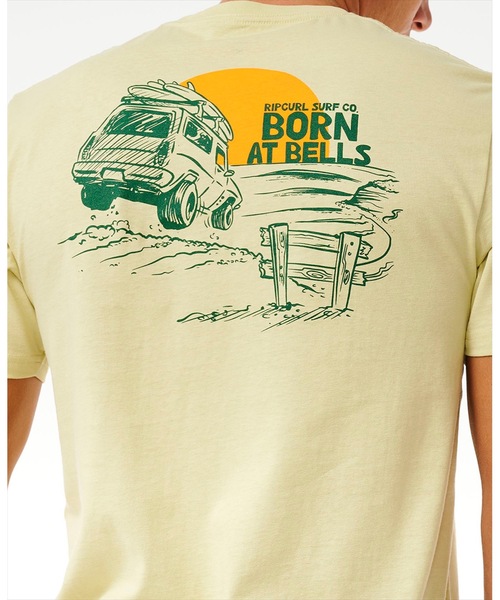 rip curl(リップカール)の「【RIPCURL(リップカール)】M KEEP ON TRUCKING TEE/バックプリント半袖Tシャツ(Tシャツ/カットソー・メンズ・イエロー系その他/ネイビー・LARGE/MEDIUM)」の3枚目の写真