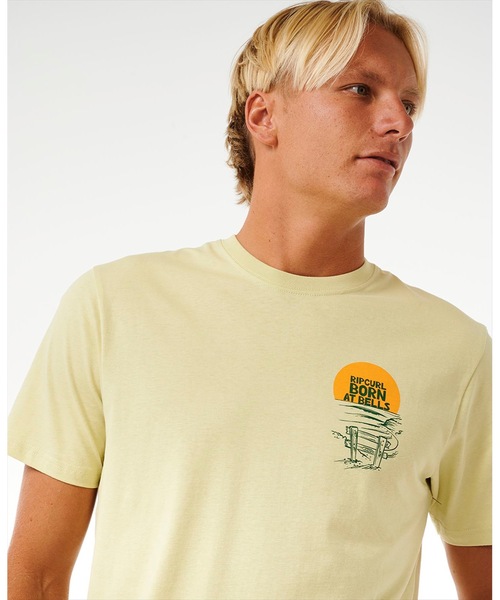 rip curl(リップカール)の「【RIPCURL(リップカール)】M KEEP ON TRUCKING TEE/バックプリント半袖Tシャツ(Tシャツ/カットソー・メンズ・イエロー系その他/ネイビー・LARGE/MEDIUM)」の4枚目の写真