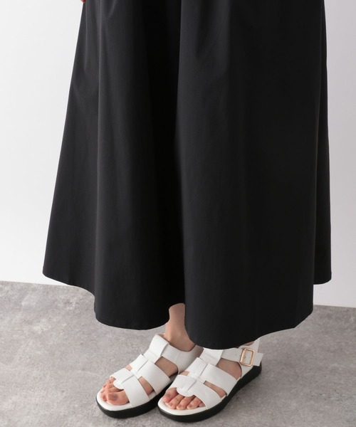 GLOBAL WORK（グローバルワーク）の「エアかる多機能フレアスカート/107978（スカート・レディース・ブラック/ベージュ・FREE）」の13枚目の写真