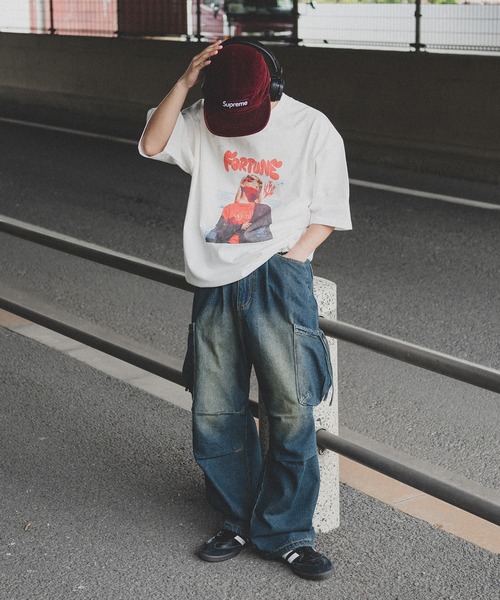 kutir(クティール)の「【低身長だからカッコよく着こなせるアイテム】ヴィンテージライクポケットカーゴデニム(デニムパンツ・メンズ・ブラック/インディゴブルー・SMALL/MEDIUM)」の17枚目の写真