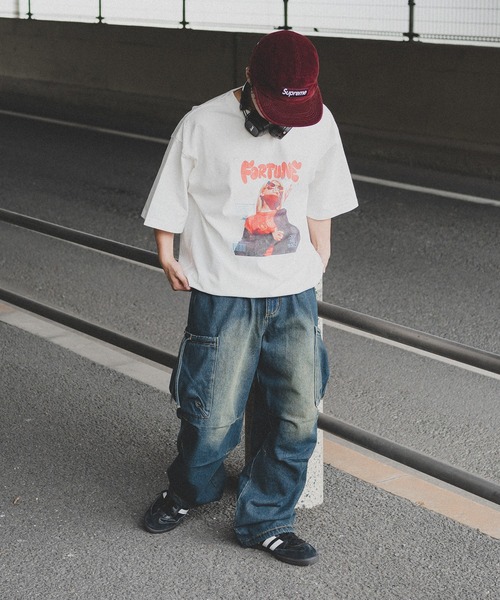 kutir(クティール)の「【低身長だからカッコよく着こなせるアイテム】ヴィンテージライクポケットカーゴデニム(デニムパンツ・メンズ・ブラック/インディゴブルー・SMALL/MEDIUM)」の16枚目の写真