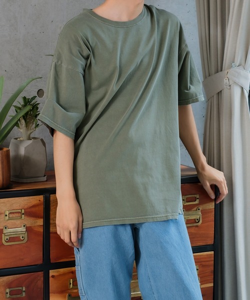 improves（インプローブス）の「ピグメント 半袖 無地Tシャツ（Tシャツ/カットソー・メンズ・ホワイト/カーキ/ネイビー/ブラック・MEDIUM/LARGE）」の10枚目の写真