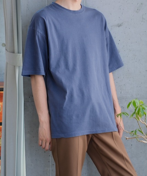 improves（インプローブス）の「ピグメント 半袖 無地Tシャツ（Tシャツ/カットソー・メンズ・ホワイト/カーキ/ネイビー/ブラック・MEDIUM/LARGE）」の9枚目の写真