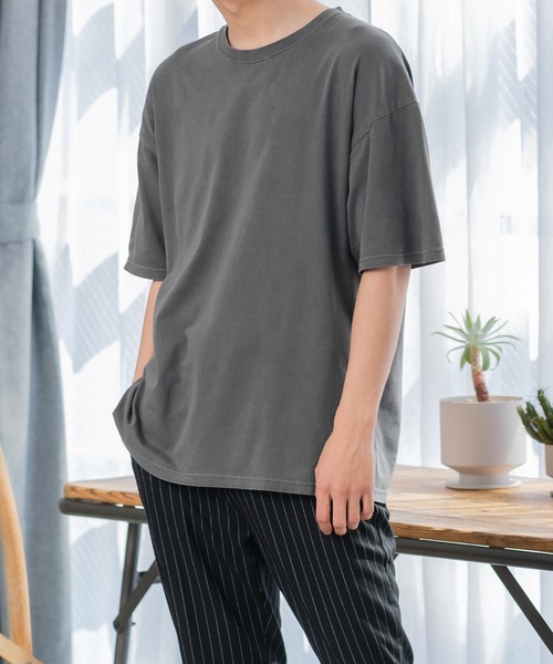 improves（インプローブス）の「ピグメント 半袖 無地Tシャツ（Tシャツ/カットソー・メンズ・ホワイト/カーキ/ネイビー/ブラック・MEDIUM/LARGE）」の11枚目の写真