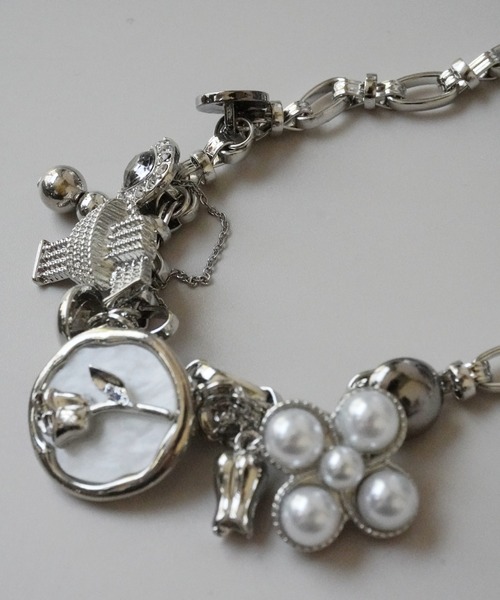 Port(ポート)の「【 Port / ポート 】 マルチ チャーム チョーカー / ショート ネックレス(ネックレス・レディース・B/A/C/D/F/E/G/H/I/J/K・FREE)」の13枚目の写真