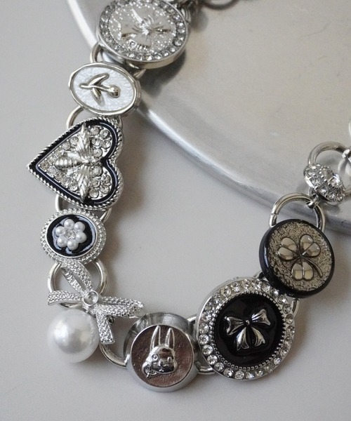 Port(ポート)の「【 Port / ポート 】 マルチ チャーム チョーカー / ショート ネックレス(ネックレス・レディース・B/A/C/D/F/E/G/H/I/J/K・FREE)」の12枚目の写真