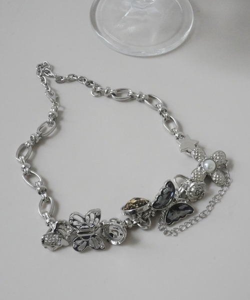 Port(ポート)の「【 Port / ポート 】 マルチ チャーム チョーカー / ショート ネックレス(ネックレス・レディース・B/A/C/D/F/E/G/H/I/J/K・FREE)」の19枚目の写真