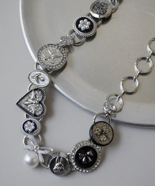 Port(ポート)の「【 Port / ポート 】 マルチ チャーム チョーカー / ショート ネックレス(ネックレス・レディース・B/A/C/D/F/E/G/H/I/J/K・FREE)」の20枚目の写真