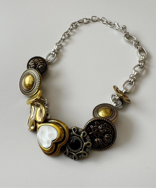 Port(ポート)の「【 Port / ポート 】 マルチ チャーム チョーカー / ショート ネックレス(ネックレス・レディース・B/A/C/D/F/E/G/H/I/J/K・FREE)」の22枚目の写真