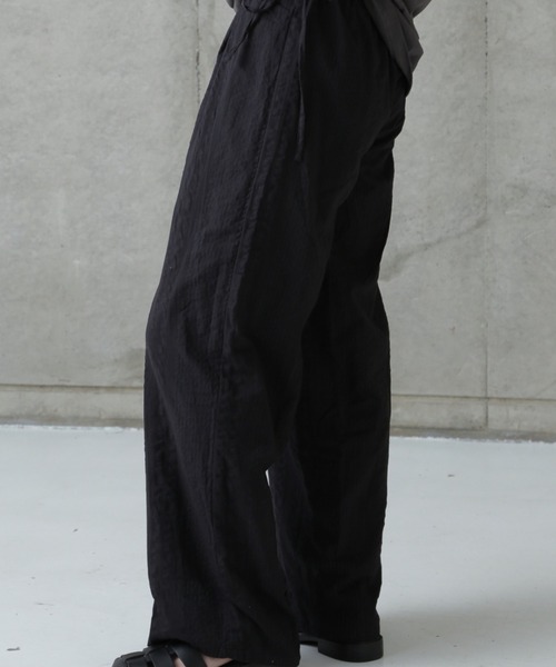 rbby ROSEBUD（アールビーバイローズバッド）の「【WEB・一部店舗限定】サッカーイージーパンツ（その他パンツ・レディース・ホワイト系その他/ブルー/ブラック・FREE）」の4枚目の写真