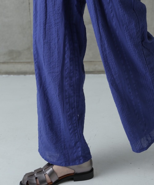 rbby ROSEBUD（アールビーバイローズバッド）の「【WEB・一部店舗限定】サッカーイージーパンツ（その他パンツ・レディース・ホワイト系その他/ブルー/ブラック・FREE）」の21枚目の写真